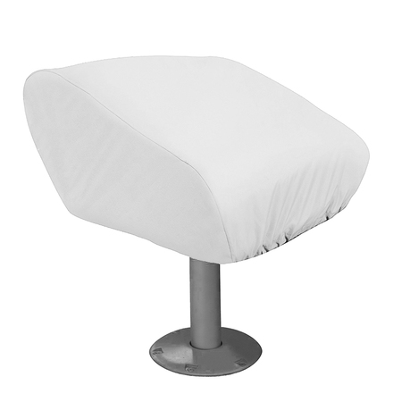 TAYLOR MADE Folding Pedestal Boat Seat Cover - Vinyl White 40220